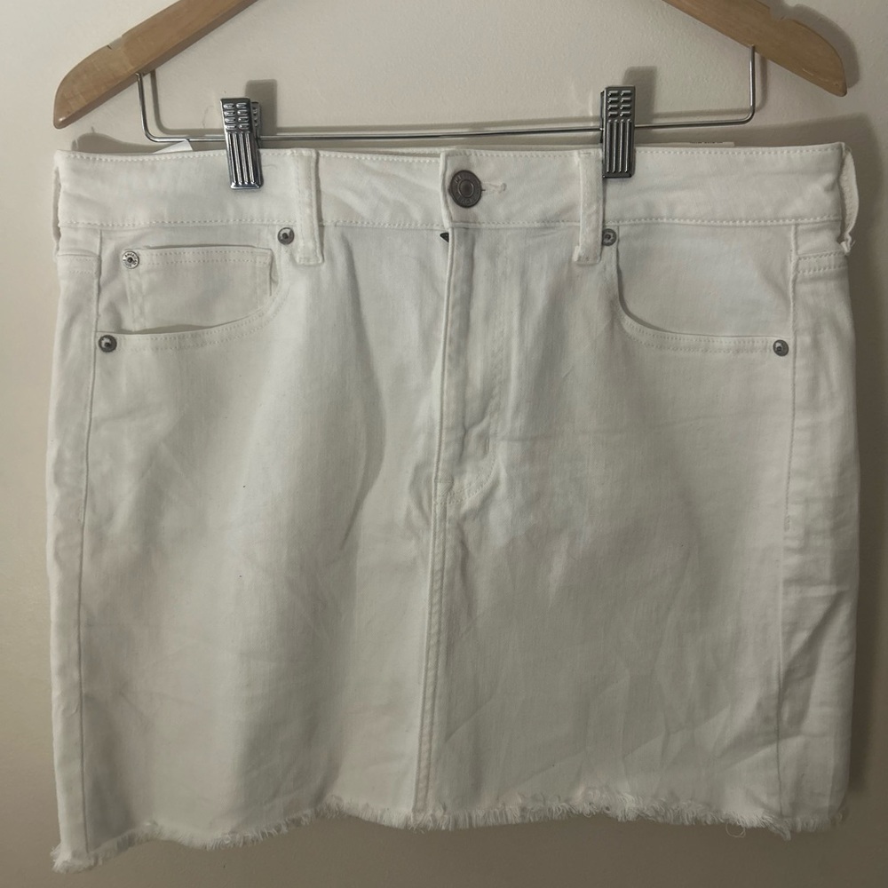Brand new stretchy jean skirt